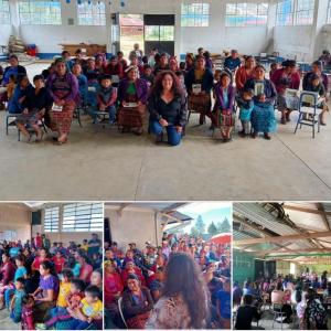 Flor de Mayo capacitando mujeres mayas, programa New Sun Road